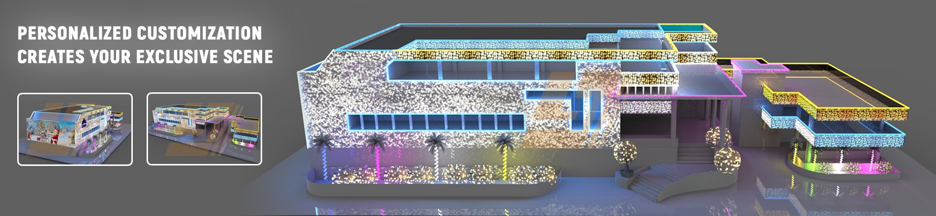 3D Motif Lights Outdoor