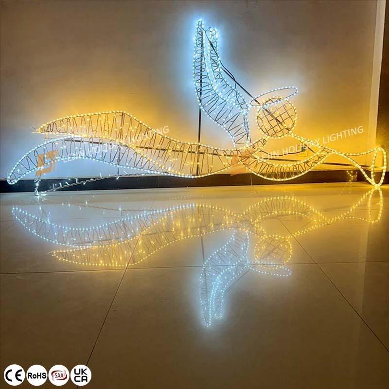 Wholesale Santa climbs rope motif lights indoor decorative lights